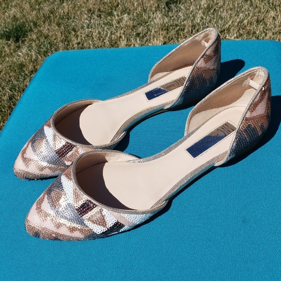 INC Sequins Sparkle Flats - Picture 3 of 5